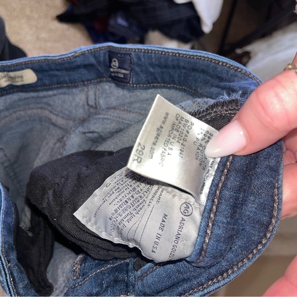 Ag Adriano Goldschmied jeans the Legging Super Skinny Fit dark wash stretch 29R - Picture 8 of 8